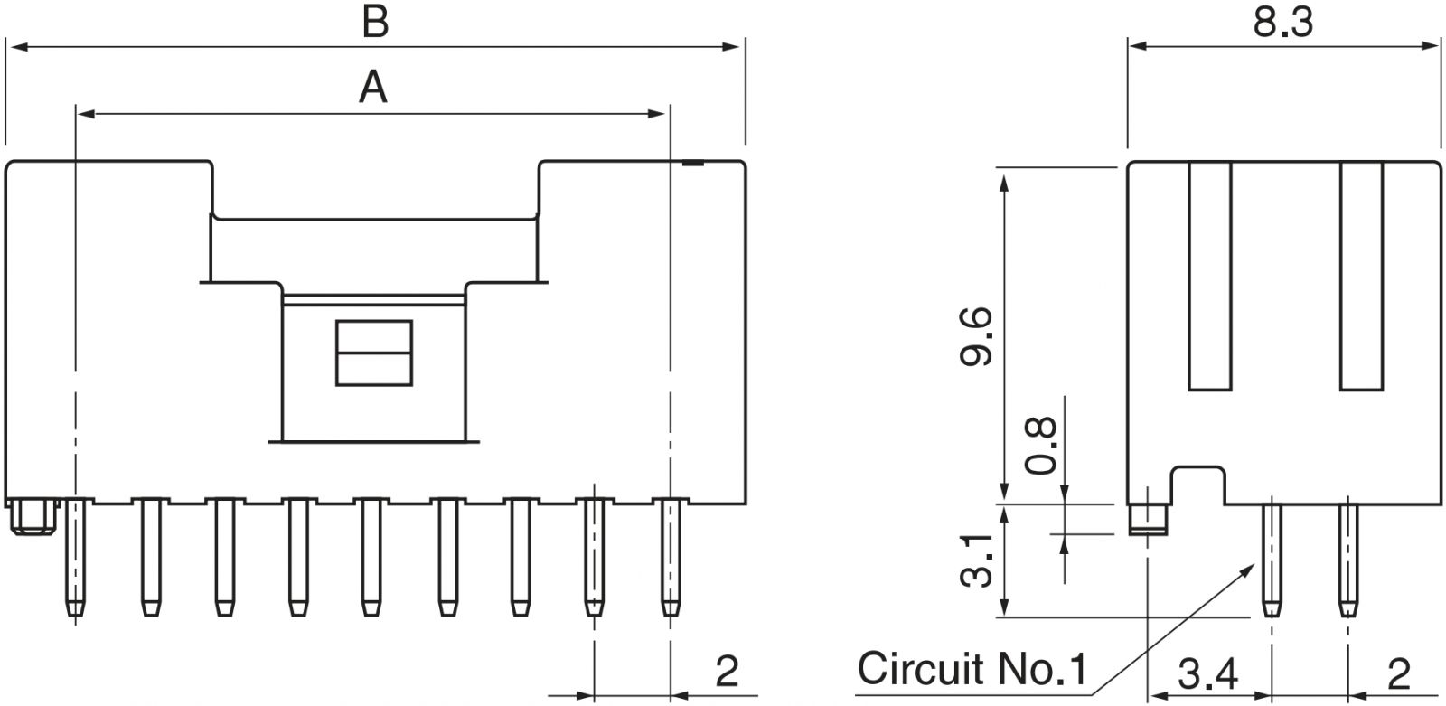 מחבר קונקטור JST PUD B30B-PUDSS-1